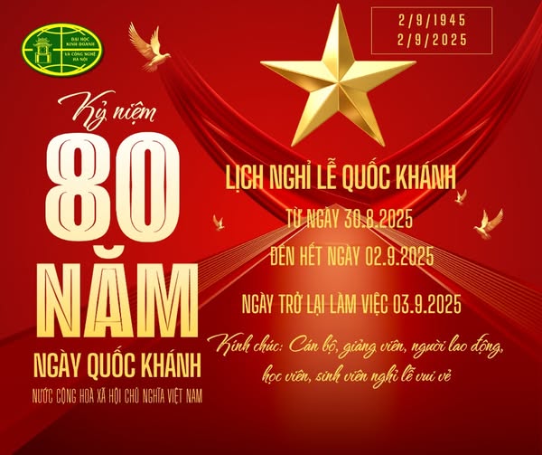 LỊCH NGHỈ LỄ QUỐC KHÁNH – 80 NĂM TỰ HÀO VIỆT NAM
